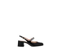 Moschino Slingback Mary Jane In Patent Leather Black Talla: 37 | Pumps Outlet | Mujer | Negro