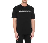 Moschino T-shirt Upside Down Logo Black Talla: M | Camisetas Outlet | Hombre | Negro