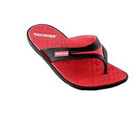Mosconi Hombre Finger 2.0 Sandalia, Talla 42, Negro/Rojo