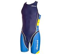 Mosconi Niño Tri Mono Master Triatlón Traje, Talla 14, Azul Marino/Azul Real