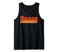 Moscú, Idaho Retro 80s Style Camiseta sin Mangas