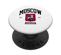 Moscú Moscú Rusia Capital De Rusia Viaje familiar Moscú PopSockets PopGrip Adhesivo