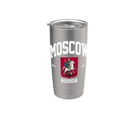 Moscú Rusia Capital de Rusia Viaje familiar a Moscú Vaso térmico de acero inoxidable de doble pared