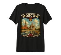 Moscú Rusia Casa de Vacaciones Moscú Family Trip Camiseta Premium