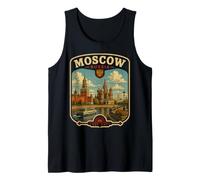 Moscú Rusia Casa de Vacaciones Moscú Family Trip Camiseta sin Mangas