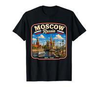 Moscú Rusia Vacaciones a Moscú Viaje Familiar Camiseta