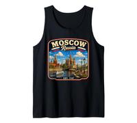 Moscú Rusia Vacaciones a Moscú Viaje Familiar Camiseta sin Mangas