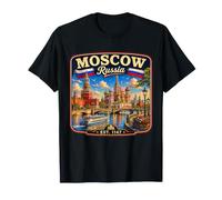 Moscú Rusia Viaje a Moscú Vacaciones Moscú Familia Viaje Camiseta