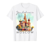 Moscú Viajando Rusia Viaje Plaza Roja Encuéntrame En Moscú Camiseta