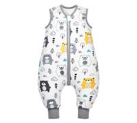 Mosebears Saco de Dormir para Bebé con Piernas 6-18 Meses 2,5 TOG Algodón Transpirable Varias Tallas