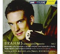 Moser,Johannes - BRAHMS / FUCHS / ZEMLINSKY: CELLO SONATAS