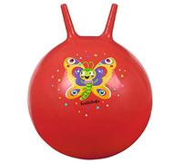 moses- Rot Mariposa de Escarabajo para Gatear, Bola de Rebote para niños a Partir de 4 años, Juguete para Interior y Exterior para Sentarse y Saltar, Color Red with Butterfly (16129)