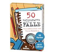 moses. 30241 50 Casos desconcertantes para codificadores y Detectives Junior | ocupación Infantil | Juego de Cartas