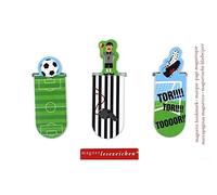 moses. 30819 - Marcapáginas magnéticos (3 unidades), diseño de balón de fútbol