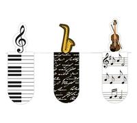 moses. 31122 - Marcapáginas magnéticos (3 unidades), diseño de música