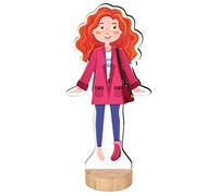 moses. 38073 Muñeca de Vestir | Juguete magnético para niñas | con 31 Prendas y Accesorios