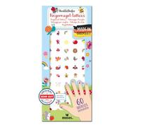 moses. 60 tatuajes de uñas con mágicos diseños primaverales para niños, fácil de usar, mini pegatinas de uñas fabricadas en Alemania