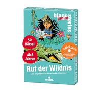 moses 90091 Black Stories Junior Llamada de la Naturaleza 50 peligrosa Llena de Aventuras, el Rompecabezas Juego de Cartas Dos Variantes de Juego, Juego de Puzzles para niños a Partir de 8 años,
