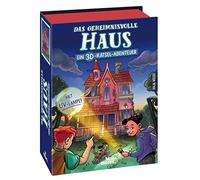 moses 90140 misteriosa casa, 3D Knobel & Puzzles Adventure, Escape pequeños Detectives, Juego Familiar para niños a Partir de 8 años y 1-4 Jugadores, Juego de Rompecabezas