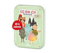 moses- So Bin ich Quartett Frieda Cartas para Libro Marisa Hart, Infantil Atemporal para Toda la Familia, Juego de cuarteto para niños a Partir de 4 años, Color Amarillo (90604)