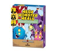 moses 90610 Mega Monster Meals-Das monsterstarke Kartenspiel für Die ganze Familie, meken Karten Memern und Clever kombinieren für 2 bis 5 Spielende AB 8 Jahren