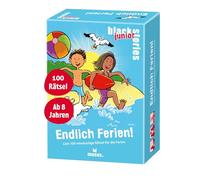 moses 90705 Black Stories Junior Finalmente Puzzles Divertidos para Las Vacaciones, diversión XXL para Toda la Familia, 100 Cartas, 2 Finales de Juego a Partir de 8 años, Amarillo