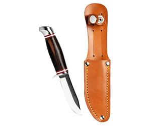 Moses. 9628 - Expedición Naturaleza, Cuchillo al Aire Libre con Mango de Madera y Lederhüll (versión en alemán)