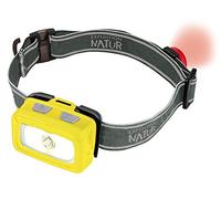 moses. 9810 - Linterna Frontal Unisex con 7 Modos de luz, luz roja y Verde, para Correr, Camping y Exteriores, Color Amarillo