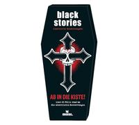 moses. Black Stories AB in Die Box - Juego de Rompecabezas con Efecto de Sonido, 50 Casos en Torno a los funerales más extravagantes, Juego de Rompecabezas en Caja de ataúd con Efecto de Sonido