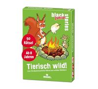 moses. Black Stories Junior Animal Wild 50 Puzzles aventureros de bosques Salvajes - Juego de Rompecabezas para niños en Torno a Animales y fenómenos Naturales, Juego de Pensamiento para niños a