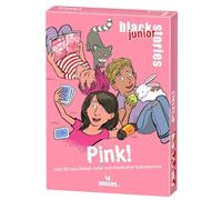 moses. Black Stories Junior Pink! - 50 Puzzles Rosas llenos de Secretos de Cuento de Hadas, Juego de Cartas con Variante de Juego y fichas de puntuación para niños a Partir de 8 años