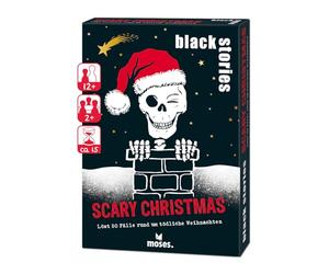 moses. Black Stories Scary Christmas, 50 Casos de Navidad Mortal, macabro Juego de Puzzles navideños para divertirse bajo el árbol de Navidad, para 2 o más Partidos a Partir de 12 años