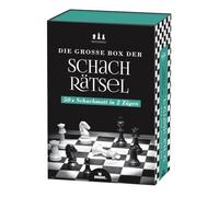 moses. Caja Grande de Rompecabezas de ajedrez - 50 x Jaque Mate en Dos Movimientos, Color Blanco