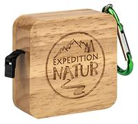 moses. Cinta métrica Expedition Natur con mosquetón, cinta métrica flexible con Stop & Go automática, cinta métrica de bolsillo autoenrollable para niños, escala en ambos lados: escala cm-mm pulgadas