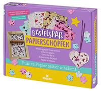 moses. Diversión para manualidades: cucharillas de papel, juego creativo con instrucciones ilustradas paso a paso, kit de manualidades para niños a partir de 6 años, juego de manualidades para