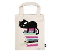 moses. Ed, The Cat - Bolsa de Tela para Libros, 100% algodón, Reutilizable, ecológica, con diseño de Gato