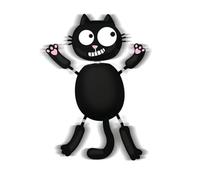 moses. Ed The Cat - Imán para Nevera con diseño de Gato Que se Mueve al moverse, imán para Nevera, Pizarra Blanca y demás
