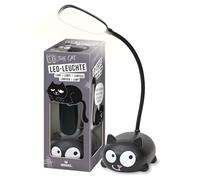moses. Ed the Cat - Lámpara de escritorio recargable con batería y conector USB-C para amantes de los gatos
