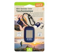 moses. Expedition Natur Mini Dynamo Solar Linterna Infantil Batería Recargable Linterna con Manivela y Panel Solar Linterna de Manivela con 3 LED brillantes y correa de mano