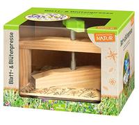 moses. Expedition Natur - Prensa de Hojas y Flores para niños, Prensa de Plantas de Madera para conservar Flores y Hojas, Madera, Verde, Mediano