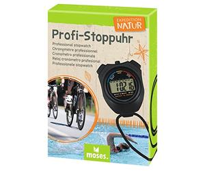 moses. Expedition Natur - Reloj de Pulsera Profesional para Deportes y Ocio (9838), Color Negro