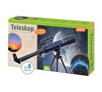 moses. Expedition Natur - Telescopio para niños con Aumento de hasta 90x, telescopio para Principiantes con trípode, telescopio portátil para Exteriores