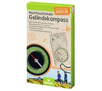Moses. Expedition Naturaleza Brújula de terreno que brilla en la noche, brújula infantil para niños pequeños exploradores, ideal para senderismo, camping, camping, escalada y aventura en la naturaleza