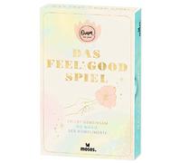 moses. Feel Good 63332 Juego de cumplidos con Factor de Bienestar, Idea de Regalo para Mujeres y Mejores Amigas, Juego de Cartas para Vibes positivos, a Partir de 8 años, Multicolor