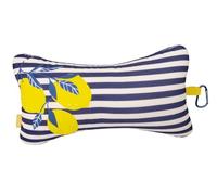 Moses. Fernweh - Cojín de Lectura con diseño de limón, para Viajes, con práctico mosquetón, cojín Compacto para Coche, avión y Playa, cojín ergonómico de Viaje con diseño Veraniego