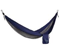 moses. Fernweh - Hamaca de viaje para exteriores con 2 mosquetones y 2 cuerdas para fijación, hecha de seda de paracaídas ultraligera, carga máxima de 200 kg (recomendado para 1 persona), aprox. 90 cm