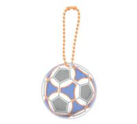 moses Glimmis Reflector Colorido Colgante de Seguridad Reflectante en Ambos Lados en diseño de fútbol, Juventud Unisex, carbón, Normal