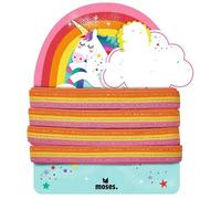 moses. Goma de Goma para niños con Hilo Brillante, Juego Infantil para Interior y Exterior, Incluye Instrucciones de Juego para Saltar, 38132, Multicolor