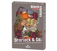 moses. Black Stories Junior Sherlock & Co. - 50 Puzzles con Casos Secretos para pequeños Detectives, Juego de Cartas con Variante de Juego y fichas de puntuación, Juego de Rompecabezas para niños a