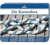 Moses-La Caja 50 Nudos clásicos para Ocio, Deporte y Uso Diario | Incluye 2 Cuerdas para Practicar, Color Blanco, 1 Stück (1er Pack) (4006)